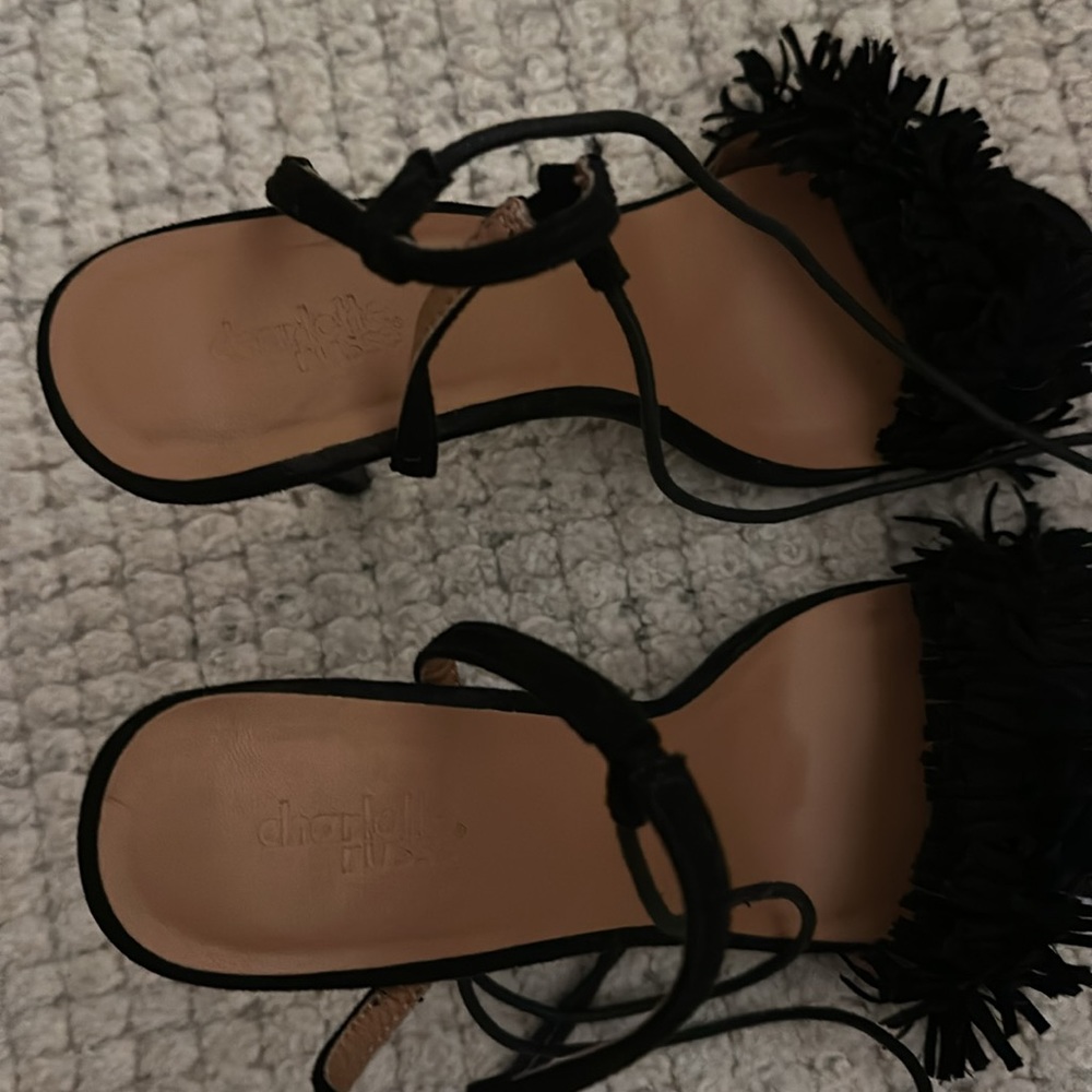 FRINGE HEELS - Picture 3 of 4